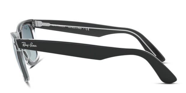 Ray-Ban 2140 Wayfarer Black/Clear Prescription Sunglasses