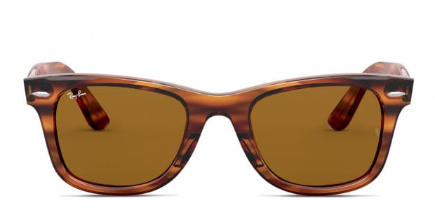 Ray Ban 4340 Wayfarer Tortoise Brick Pattern Prescription Sunglasses