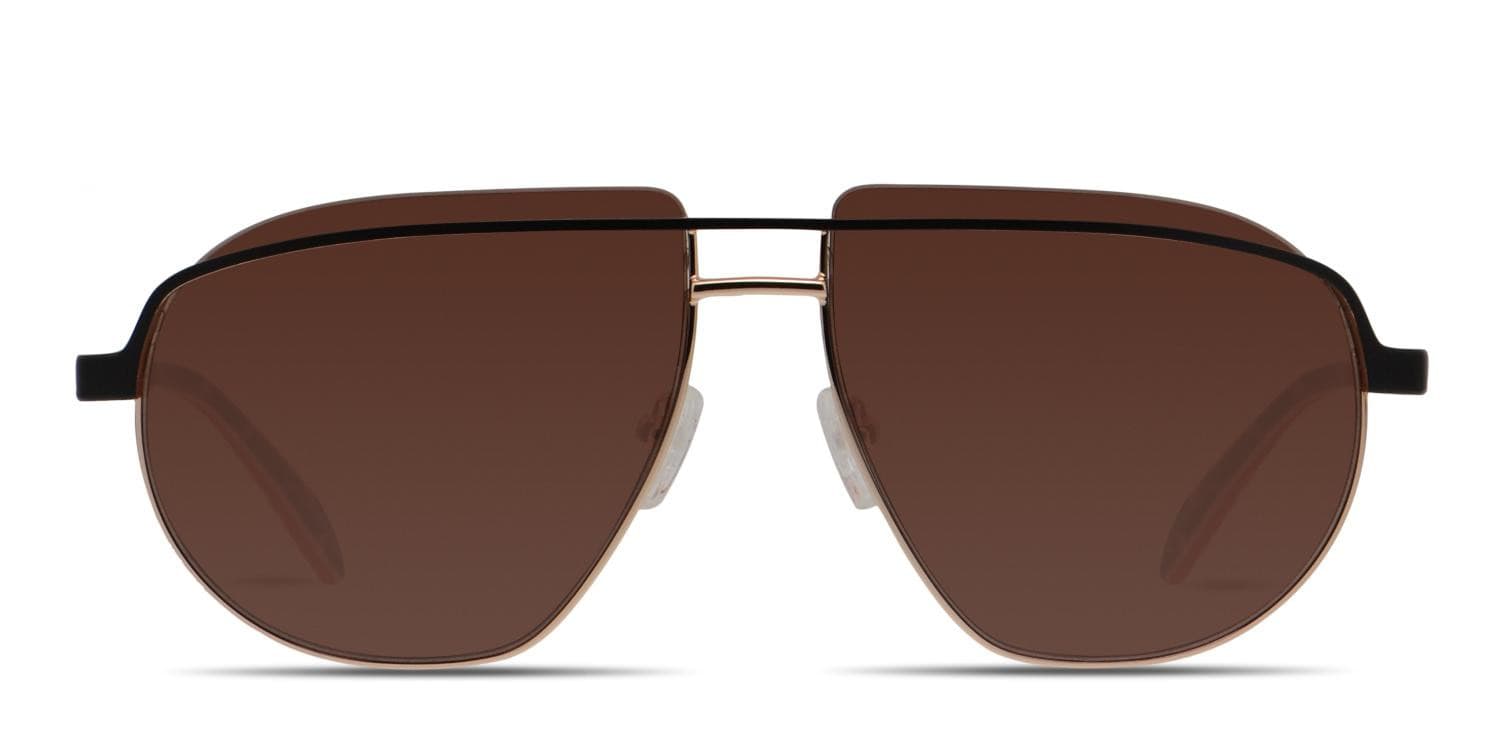 Champion Cboy Gold, Black glasses - Gold / Black - Frontal View