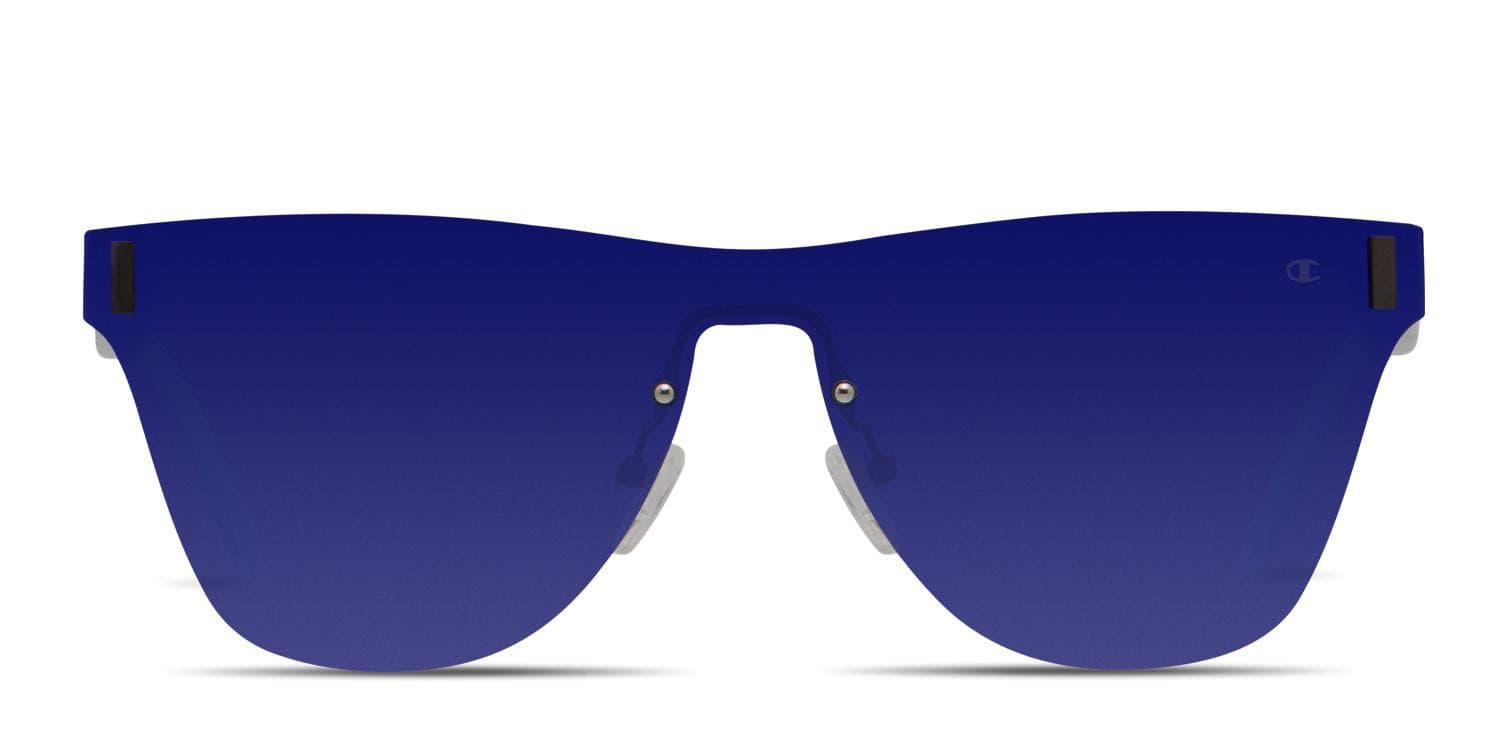 Champion Jones Jones Blue, Clear (Non-Rx-able) glasses - Blue / Clear - Frontal View