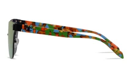 Champion Jones Yellow, Multicolor (Non-Rx-able) glasses - Yellow / Multicolor - Side View