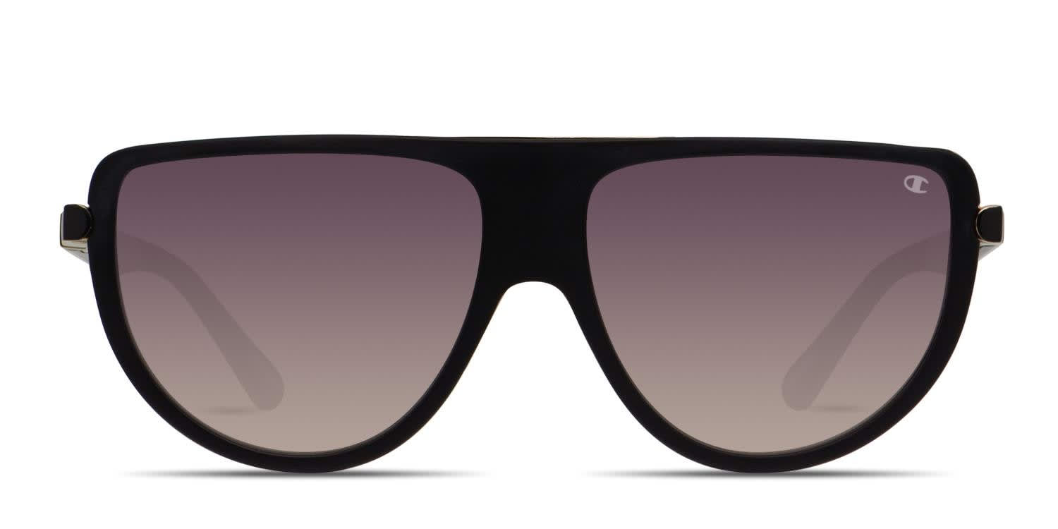 Champion Ray Black, Gold glasses - Black / Gold - Frontal View