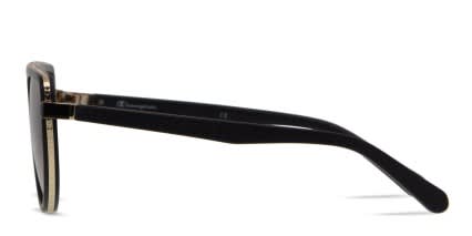 Champion Ray Black, Gold glasses - Black / Gold - Side View