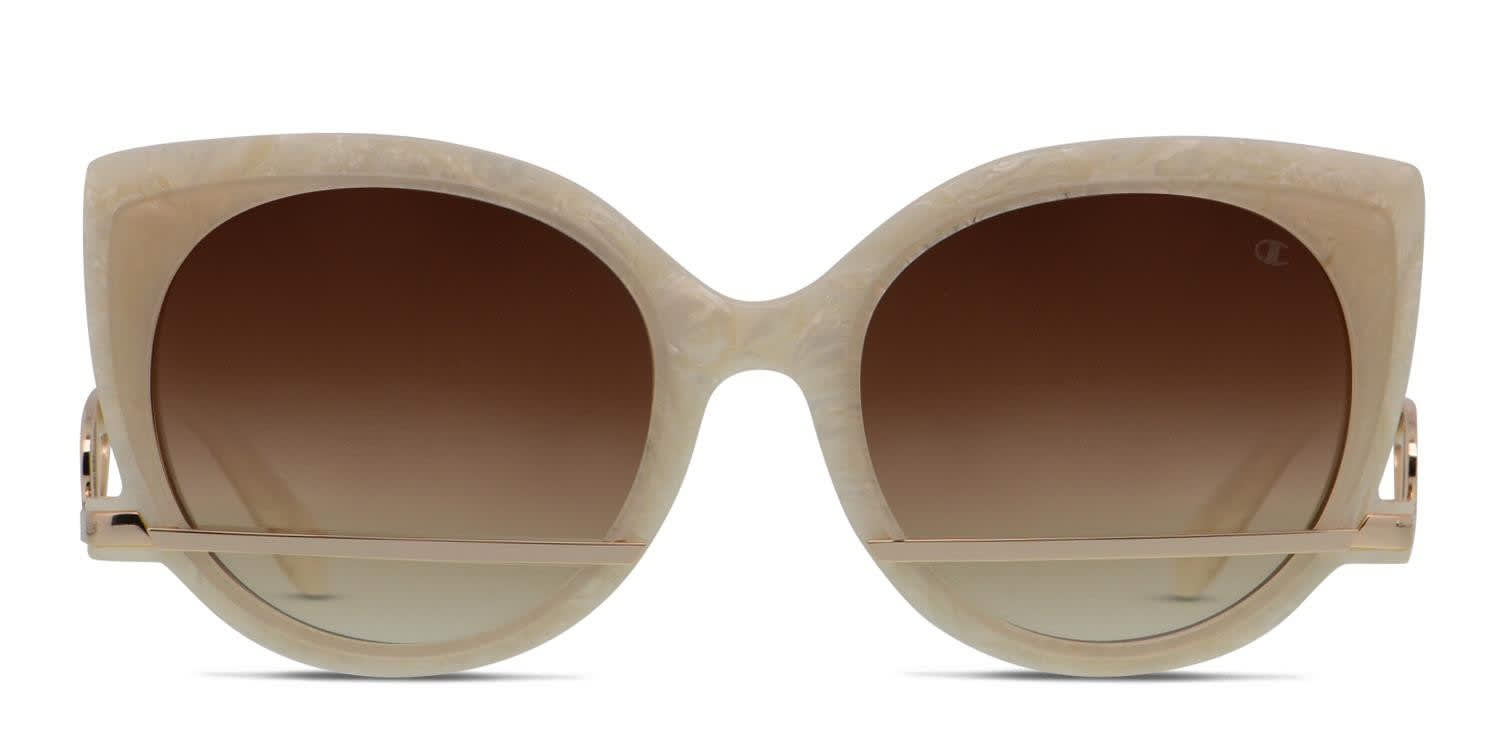 Champion Gwen White, Multicolor, Gold glasses - Multicolor / White / Gold - Frontal View