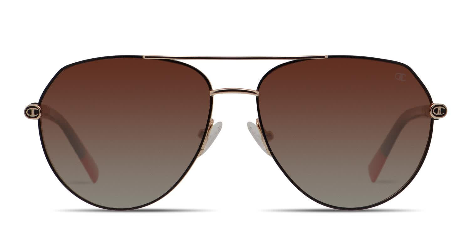 Champion Kiki Black, Gold glasses - Black / Gold - Frontal View