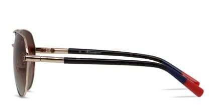 Champion Kiki Black, Gold glasses - Black / Gold - Side View