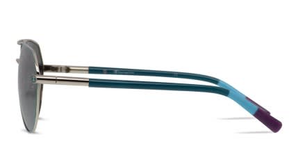 Champion Kiki Teal, Silver glasses - Blue / Green / Silver - Side View