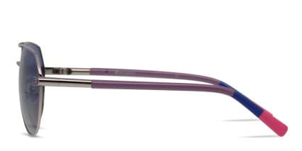 Champion Kiki Purple, Gunmetal glasses - Purple / Gunmetal - Side View