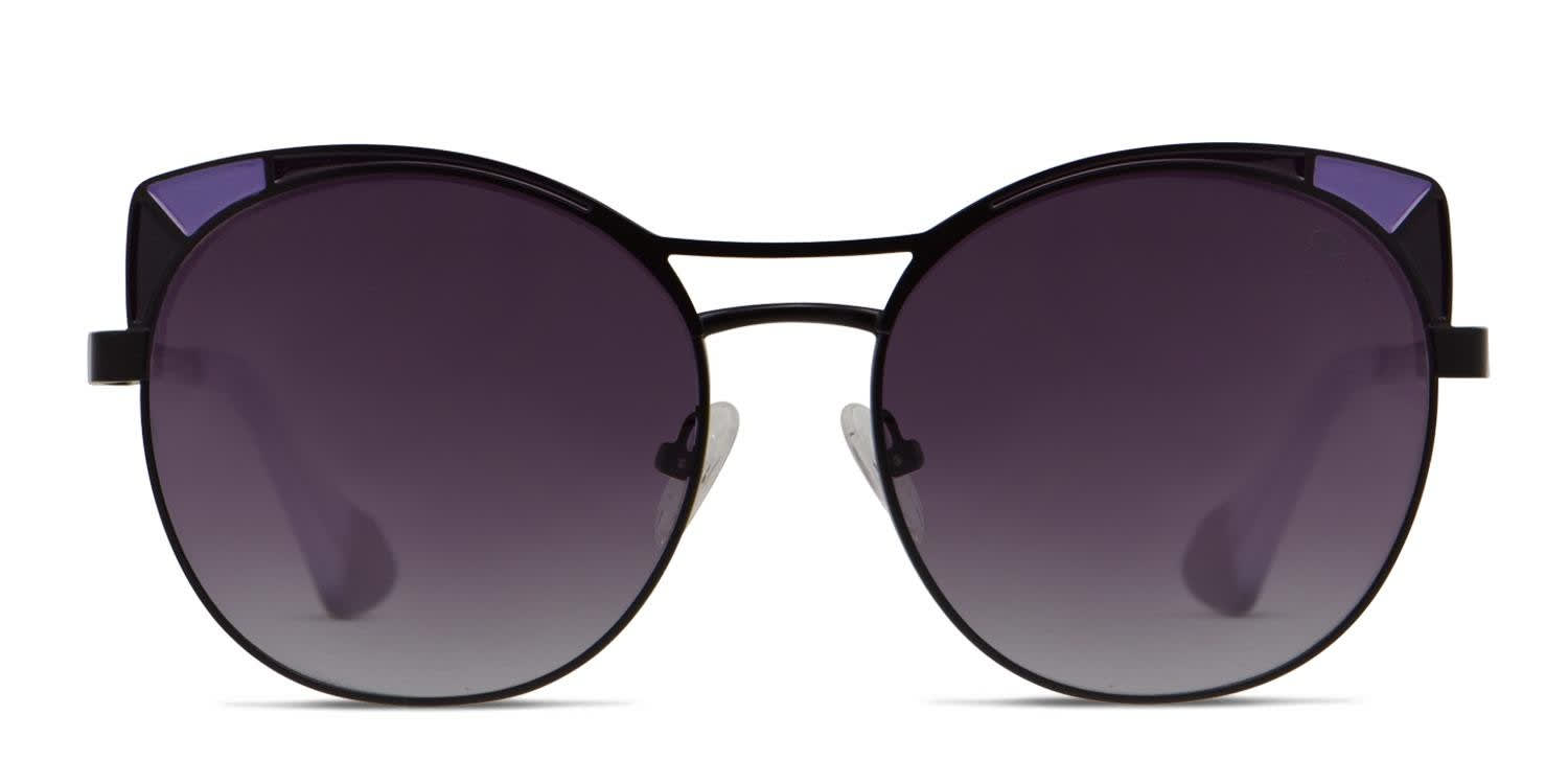 Champion Naomi Black, Purple glasses - Black / Purple - Frontal View