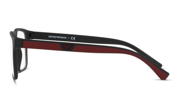 ブラック プリント入りタンクトップ ARMANI EMPORIO USA Includes | Eyeglasses Black/Red w/Clip-On EA4115 Armani Emporio 赤 S トップス