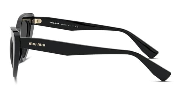 Miu Miu MU 01VS Black Prescription Sunglasses - 50% Off Lenses display picture 2