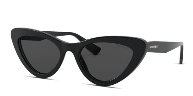 Miu Miu MU 01VS Black Prescription Sunglasses - 50% Off Lenses