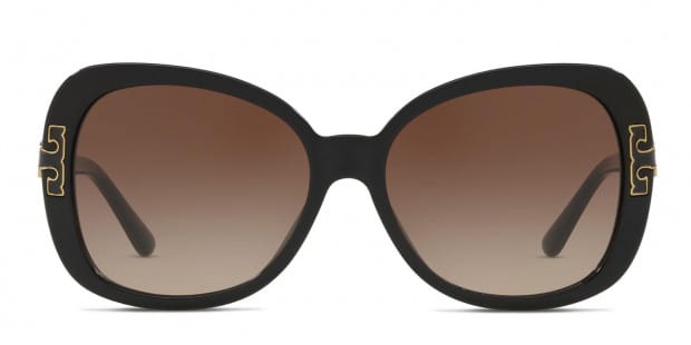 Tory Burch TY7133U Shiny Black/Brown Prescription Sunglasses
