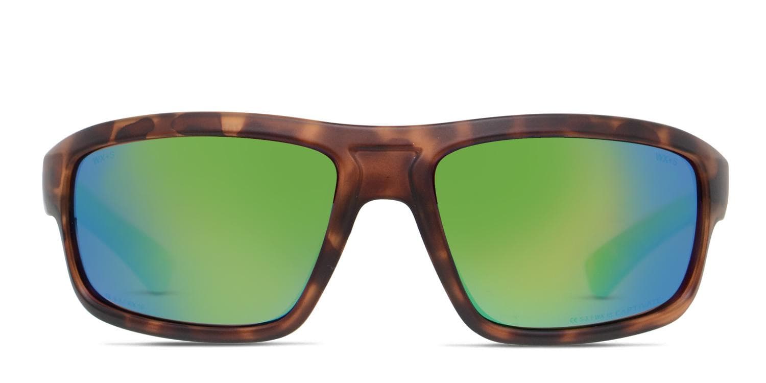 Wiley X Contend Tortoise, Green glasses - Tortoise / Green - Frontal View
