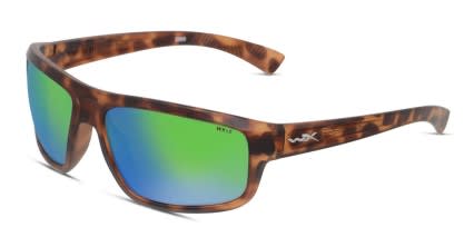 Wiley X Contend Tortoise, Green glasses - Tortoise / Green - Angle View
