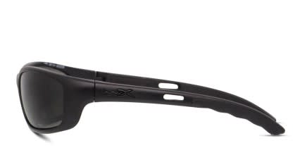 Wiley X P-17 Black glasses - Black - Side View