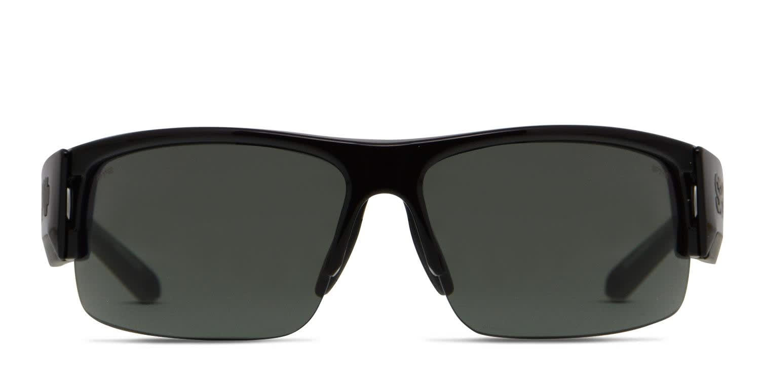 Spy Flyer ANSI Shiny Black (Non-Rx-able) glasses - Shiny Black - Frontal View