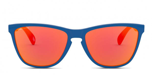 Oakley OO9444 Frogskins 35th Prizm Blue Red Prescription Sunglasses