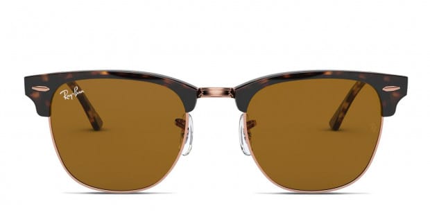 Ray Ban RB3016 Clubmaster Tortoise Rose Gold Prescription Sunglasses