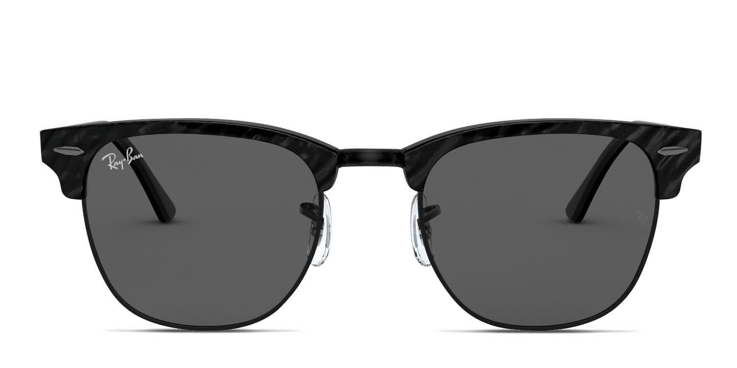 Ray-Ban RB3016 Clubmaster Black Prescription Sunglasses - 50% Off
