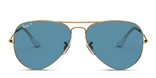Ray-Ban 3025 Gold/Blue/Clear Prescription Sunglasses
