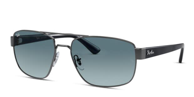 レイバン RB3663 サングラス ブルーレンズ　RayBan Ray-Ban RB3663 Gunmetal, Blue Sunglasses Online