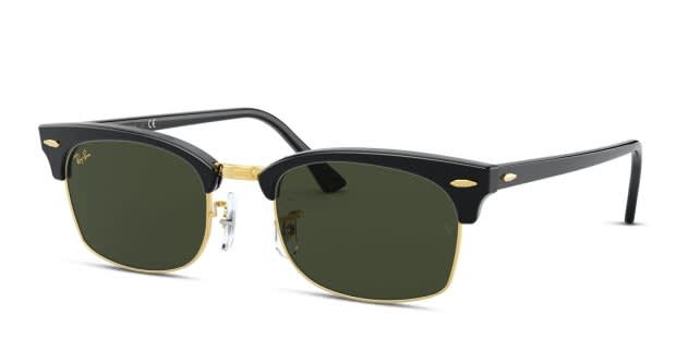 Ray-Ban RB3916F CLUBMASTER SQUARE 美品 Ray-Ban RB3916 Clubmaster Square Black/Gold Prescription Sunglasses
