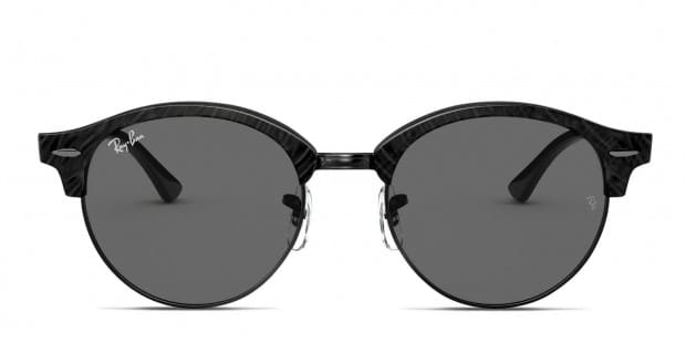 Ray ban clubround black clearance
