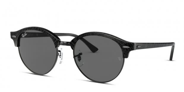 Ray-Ban RB4246 Clubround Black Prescription Sunglasses
