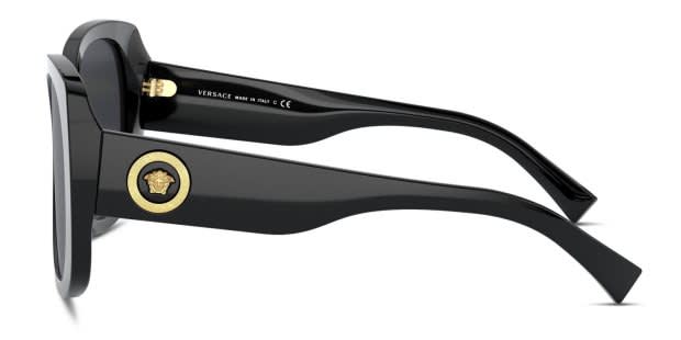Versace VE4387 Black Prescription Sunglasses - 50% Off Lenses display picture 2