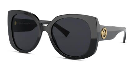 Versace VE4387 Black glasses - Black - Angle View