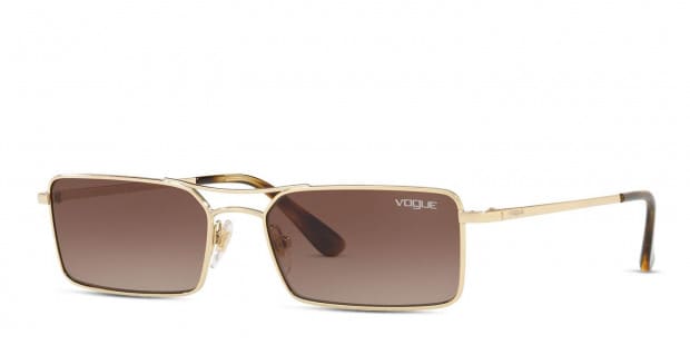 Vogue VO4106S Gold Brown Prescription Sunglasses
