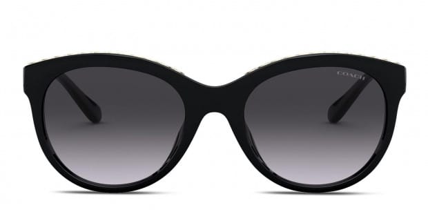Coach sunglasses black and white store