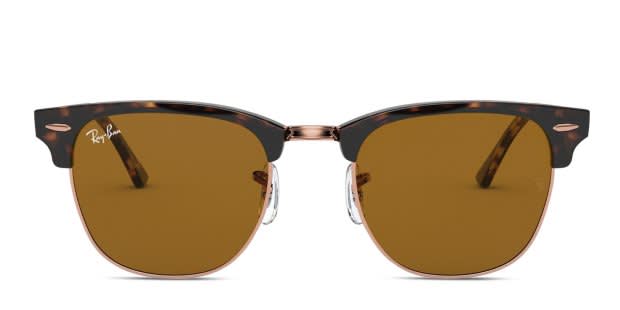 Ray-Ban RB3016 Clubmaster Tortoise/Rose Gold Prescription Sunglasses