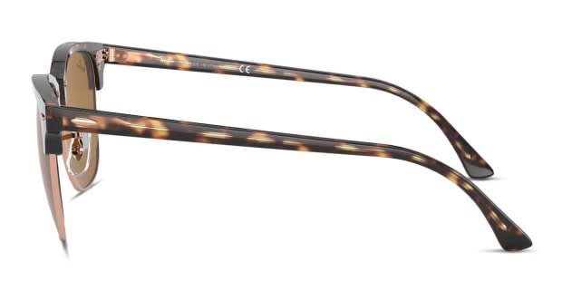 Ray-Ban RB3016 Clubmaster Tortoise/Rose Gold Prescription Sunglasses