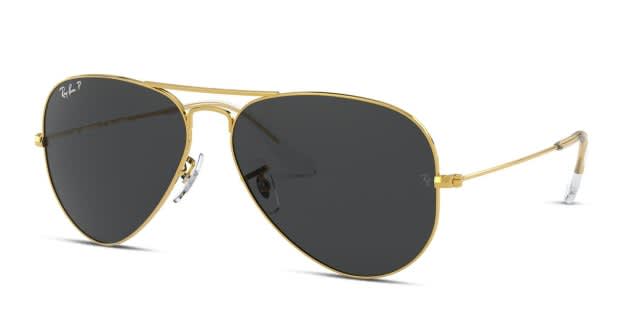 Ray-Ban 3025 Gold/Gray/Clear Prescription Sunglasses