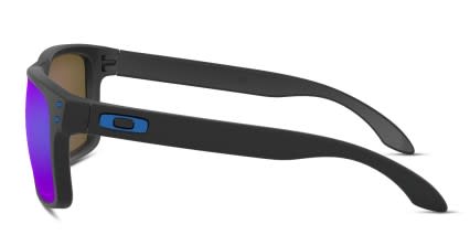 Oakley OO9244 Holbrook (A) Prizm Black, Blue glasses - Black / Blue - Side View