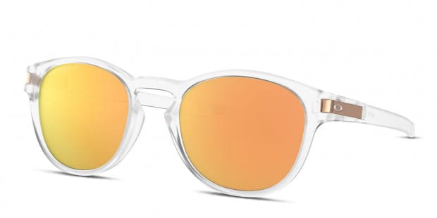 Oakley OO9349 Latch (A) Prizm Clear, Gold Prescription Sunglasses