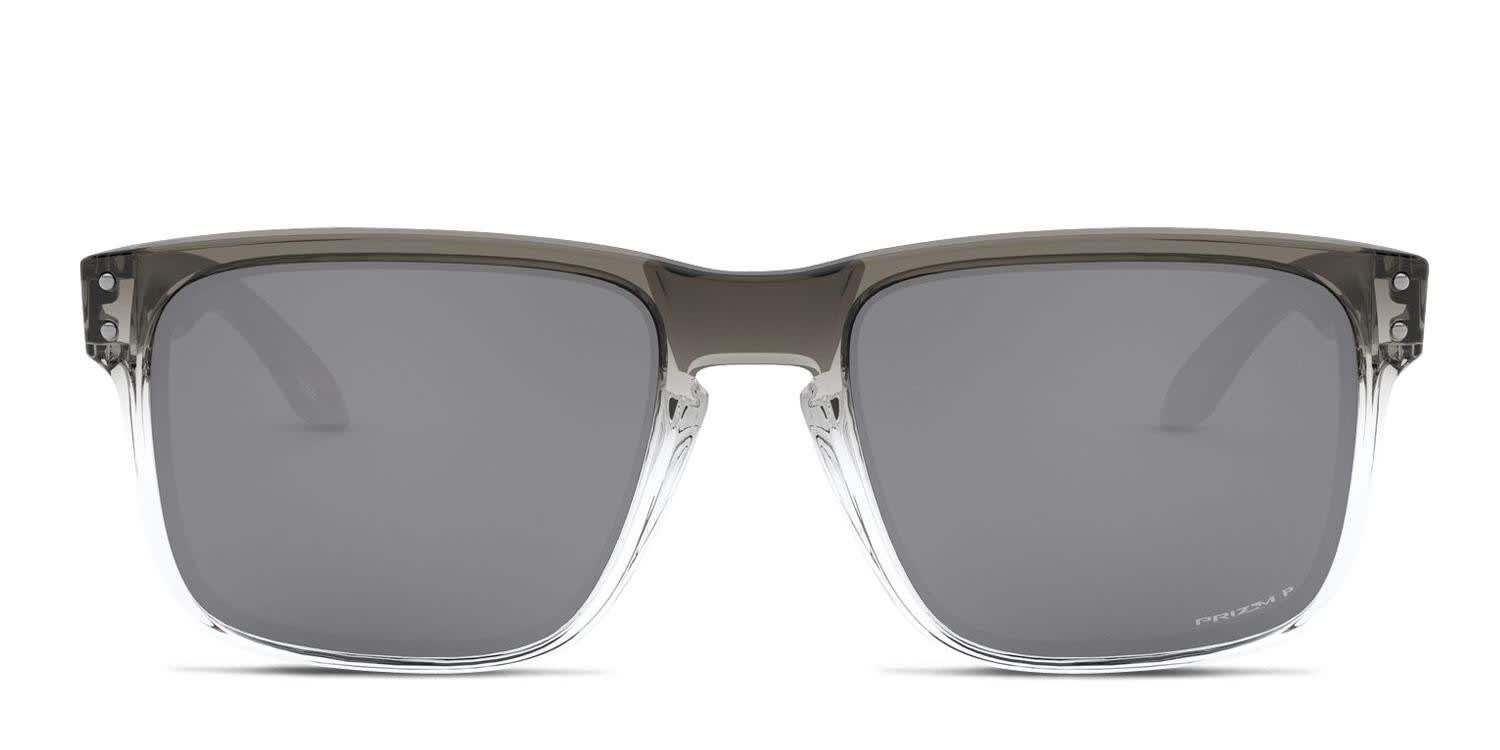 Oakley OO9102 Holbrook Prizm Gray, Clear glasses - Gray / Clear - Frontal View