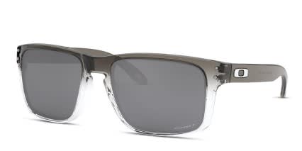 Oakley OO9102 Holbrook Prizm Gray, Clear glasses - Gray / Clear - Angle View