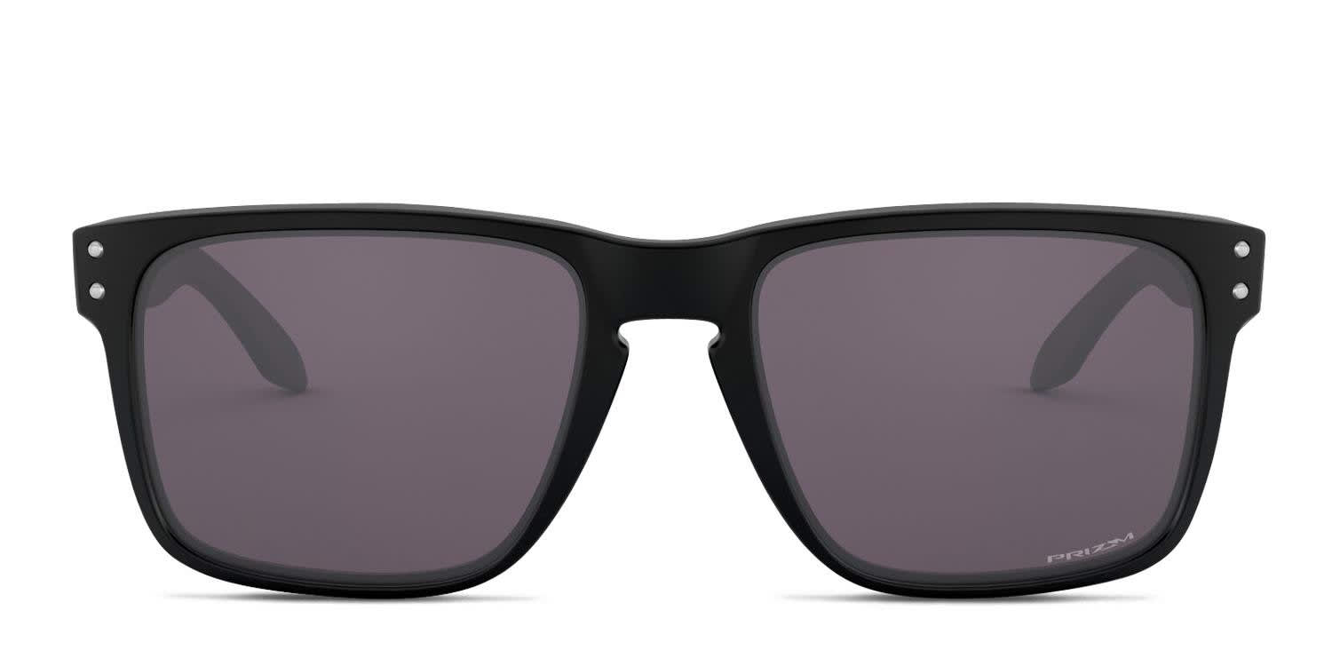 Oakley OO9417 Holbrook XL Prizm Black, Gray glasses - Matte Black / Gray - Frontal View
