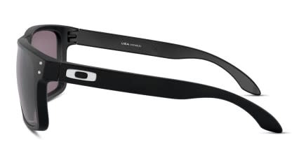 Oakley OO9417 Holbrook XL Prizm Black, Gray glasses - Matte Black / Gray - Side View