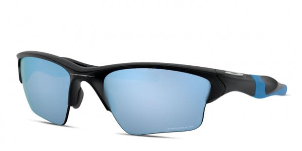 Oakley OO9154 Half Jacket 2.0 XL Black, Blue Sunglasses