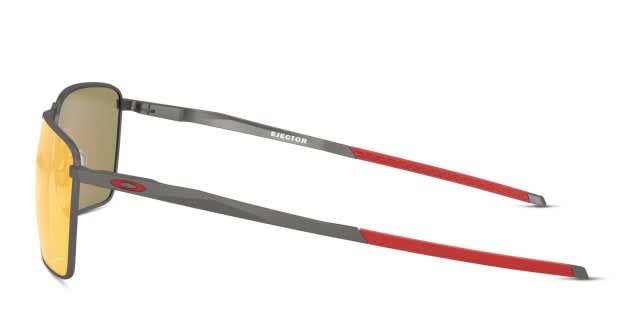 オークリー OAKLEY サングラス oo4142 レッド ポラライズド Oakley OO4142 Ejector Prizm Gunmetal, Red Prescription Sunglasses