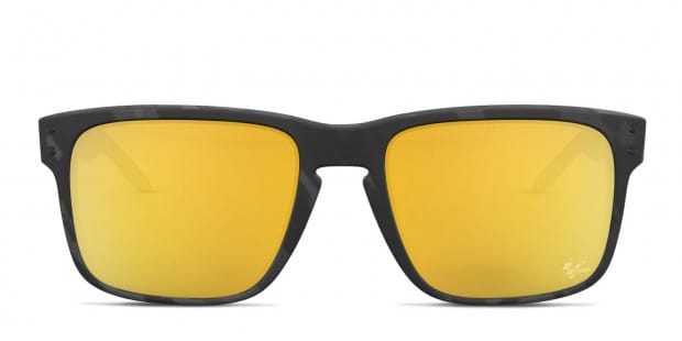 Oakley OO9102 Holbrook Prizm Black Gray Tortoise Yellow Prescription Sunglasses