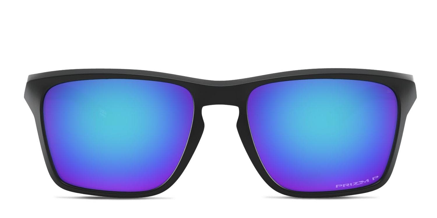 Oakley OO9448F Sylas (A) Prizm Black, Blue glasses - Black / Blue - Frontal View