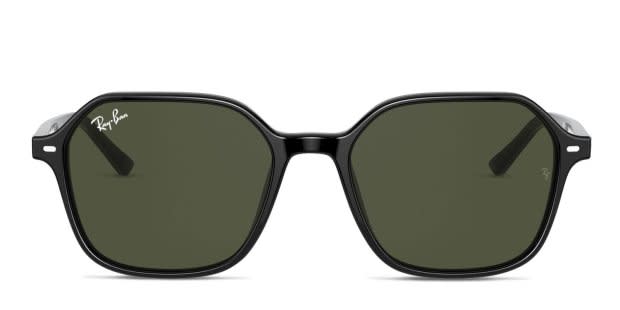 Ray-Ban RB2194 John Black/Green Prescription Sunglasses