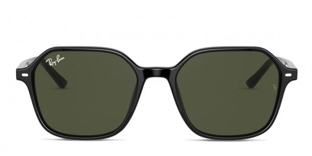 Ray-Ban サングラス JOHN (RB2194) Ray-Ban RB2194 John Black/Green Prescription Sunglasses