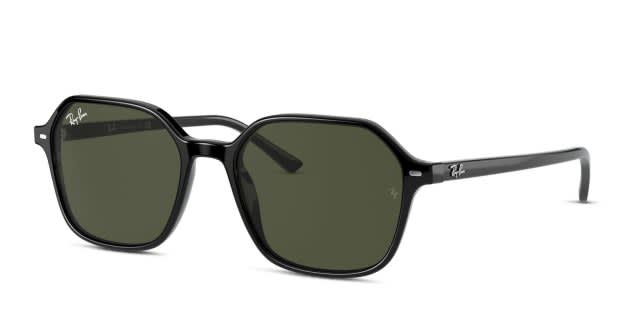 Ray-Ban サングラス JOHN (RB2194) Ray-Ban RB2194 John Black/Green Prescription Sunglasses