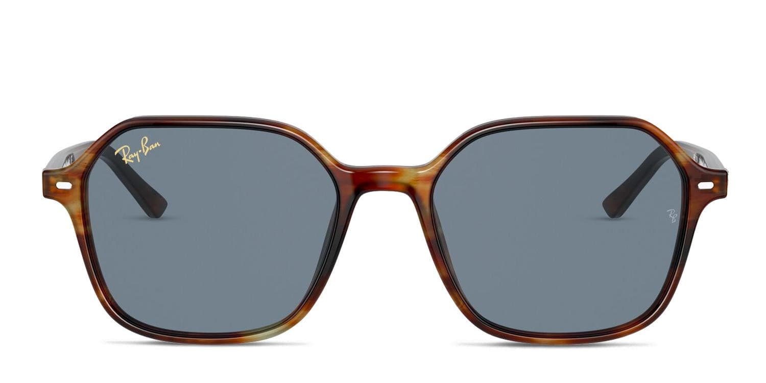 Ray-Ban RB2194 John Tortoise, Yellow Prescription Sunglasses - 50